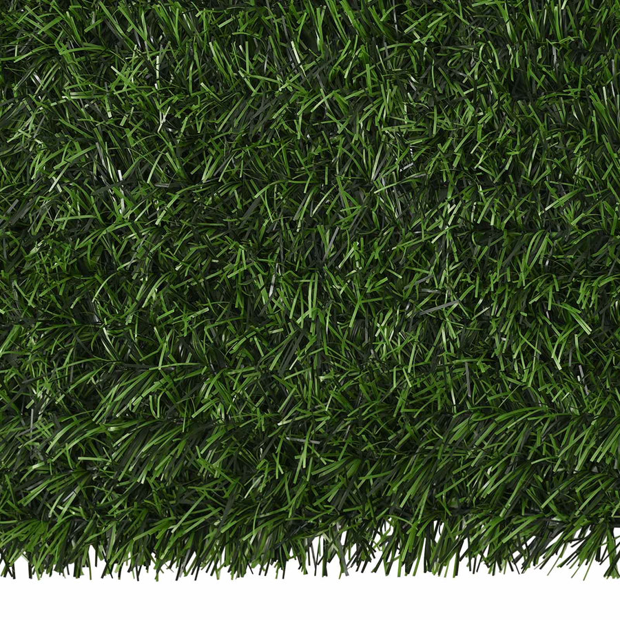Kunstmatige omheining Lichtgroen 1 x 4 m PVC en staal