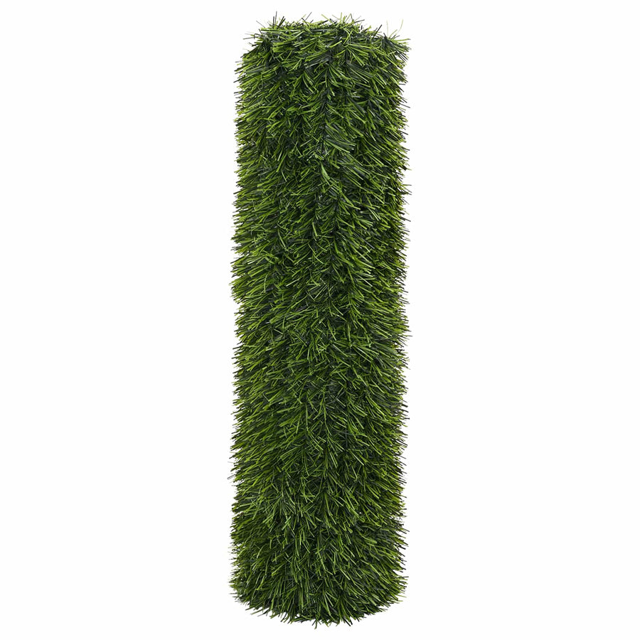 Kunstmatige omheining Lichtgroen 1 x 4 m PVC en staal