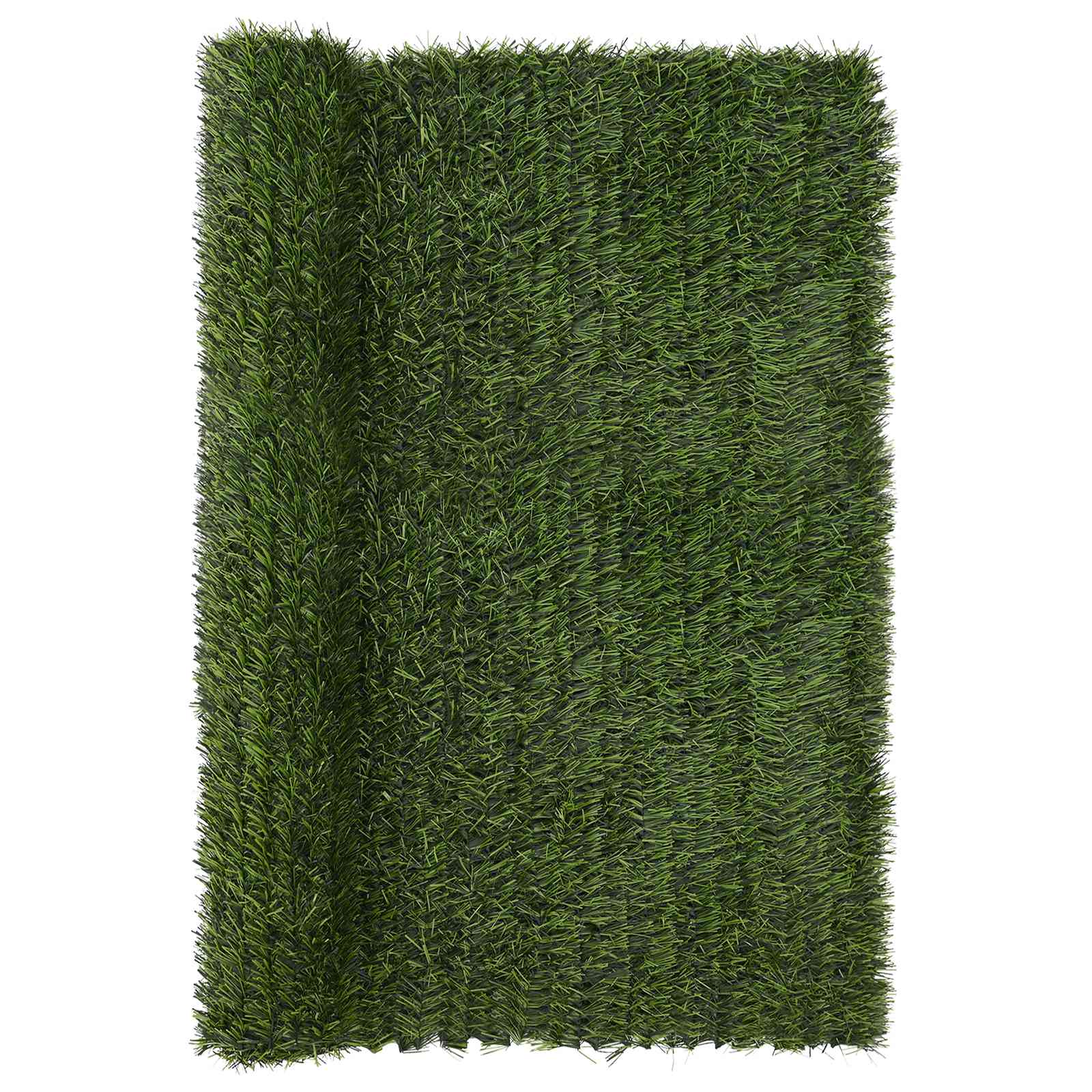 Kunstmatige omheining Lichtgroen 1,5 x 3 m PVC en staal