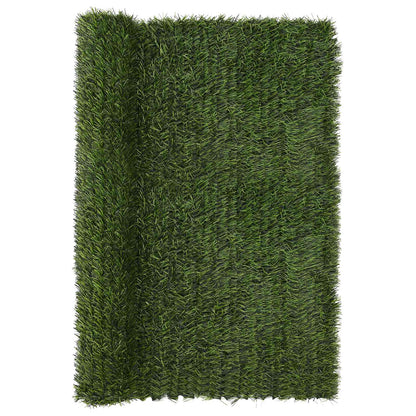 Kunstmatige omheining Lichtgroen 1,5 x 3 m PVC en staal