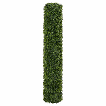 Kunstmatige omheining Lichtgroen 1,5 x 4 m PVC en staal