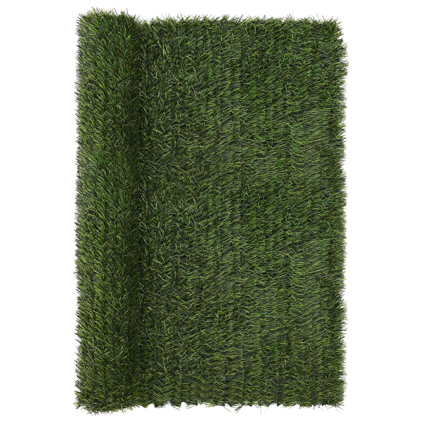 Kunstmatige omheining Lichtgroen 1,5 x 5 m PVC en staal