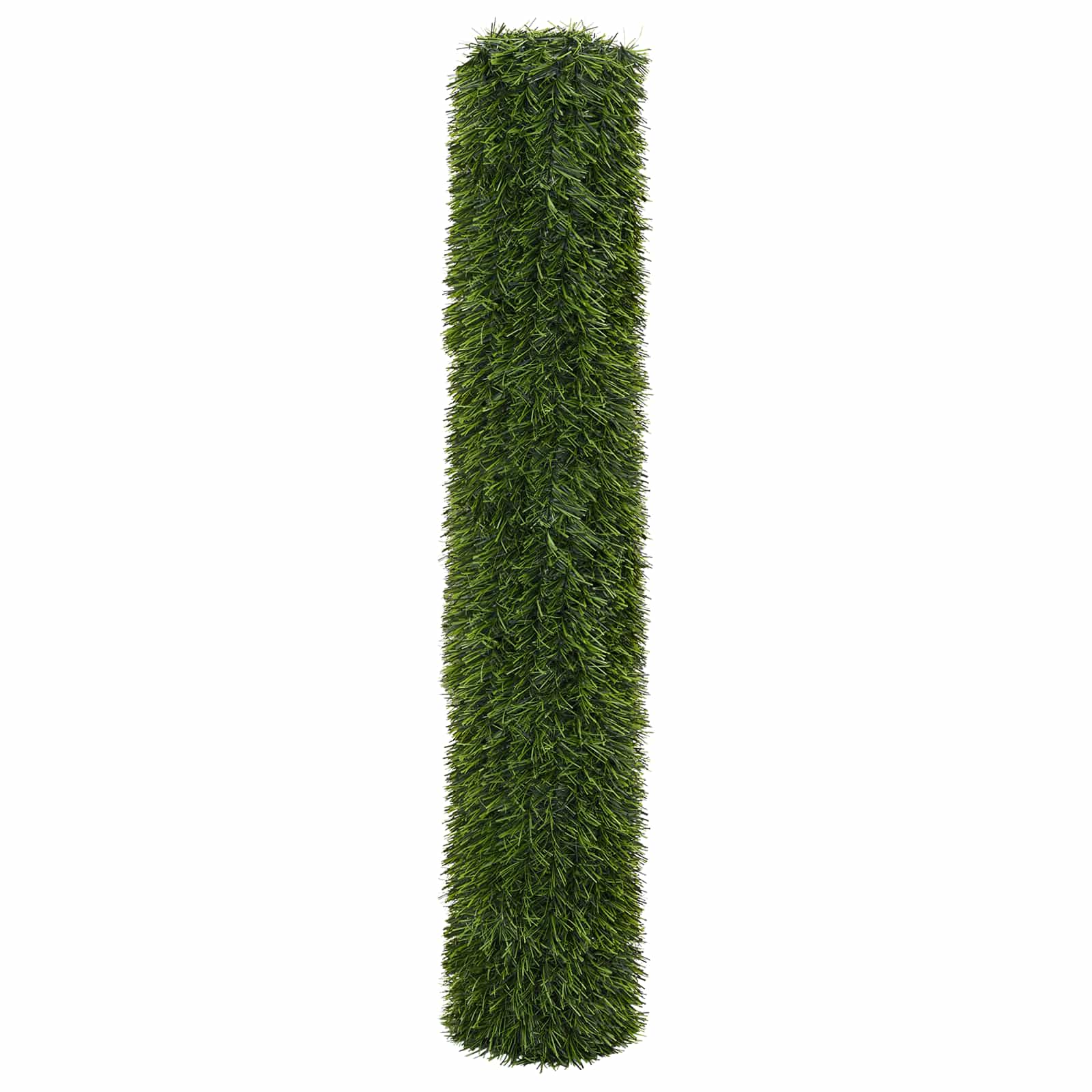 Kunstmatige omheining Lichtgroen 1,5 x 5 m PVC en staal