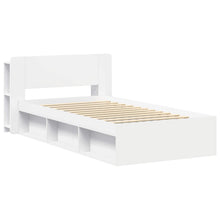 Bedframe met opslag met hoofdeinde Wit 80 x 200 cm Bewerkt hout
