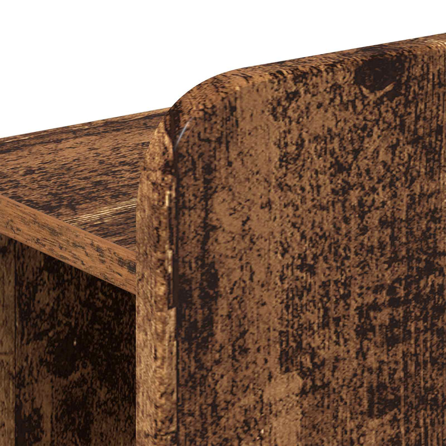 Bedframe met opslag Oud hout 135 x 190 cm Bewerkt hout
