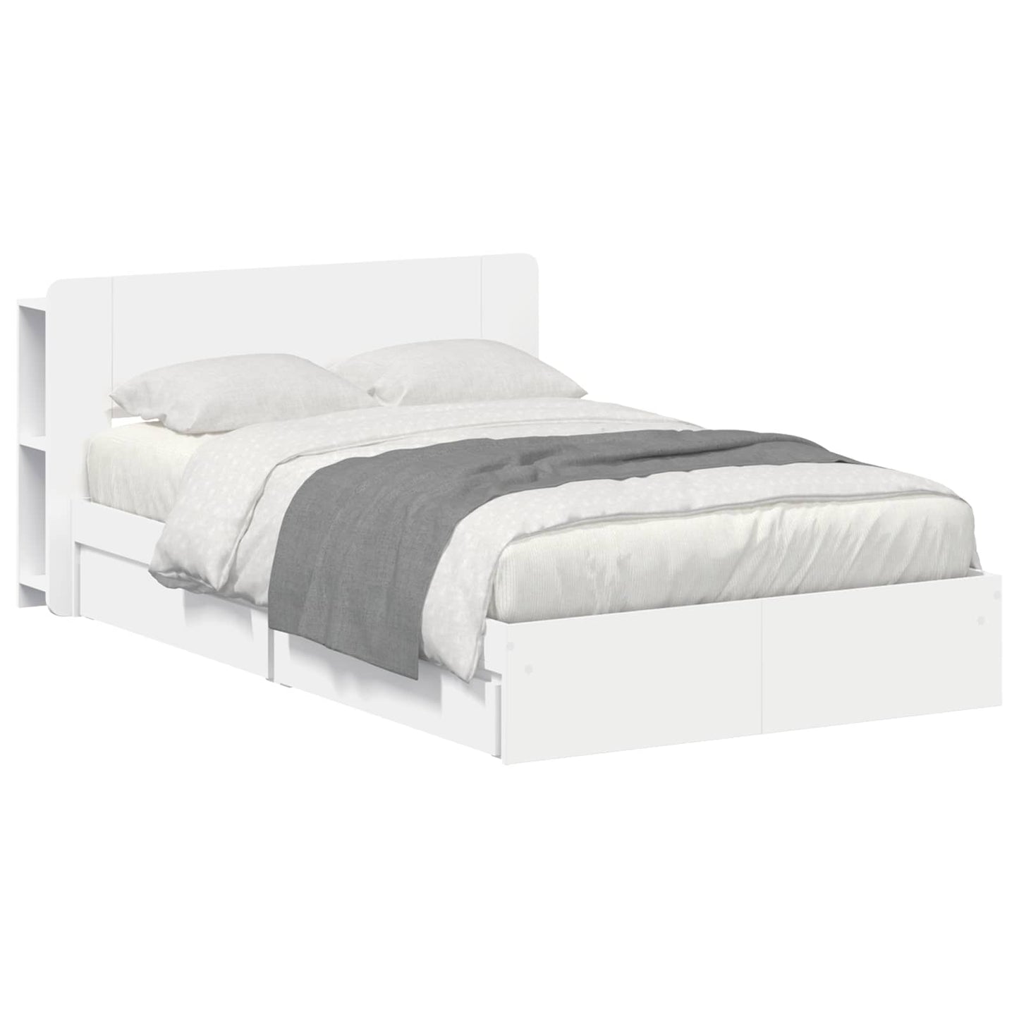 Bedframe met opslag Bewerkt hout