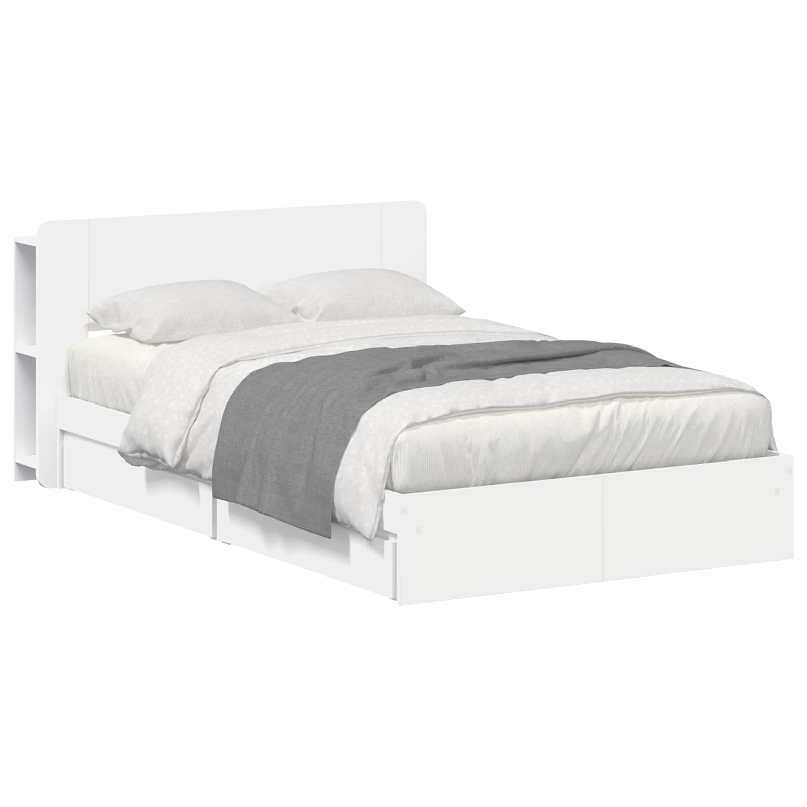 Bedframe met opslag Bewerkt hout