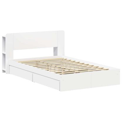 Bedframe met opslag Bewerkt hout