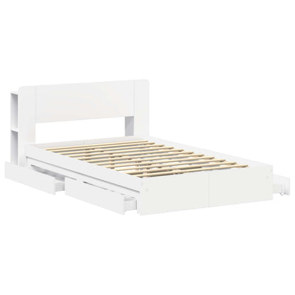 Bedframe met opslag Bewerkt hout