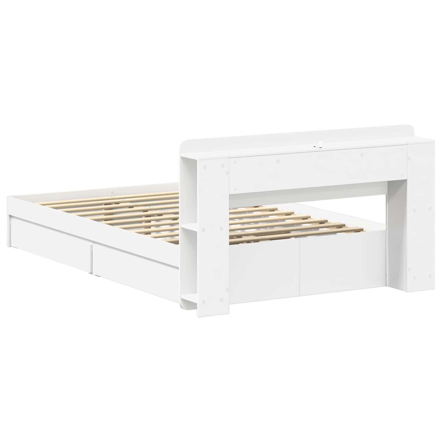 Bedframe met opslag Bewerkt hout