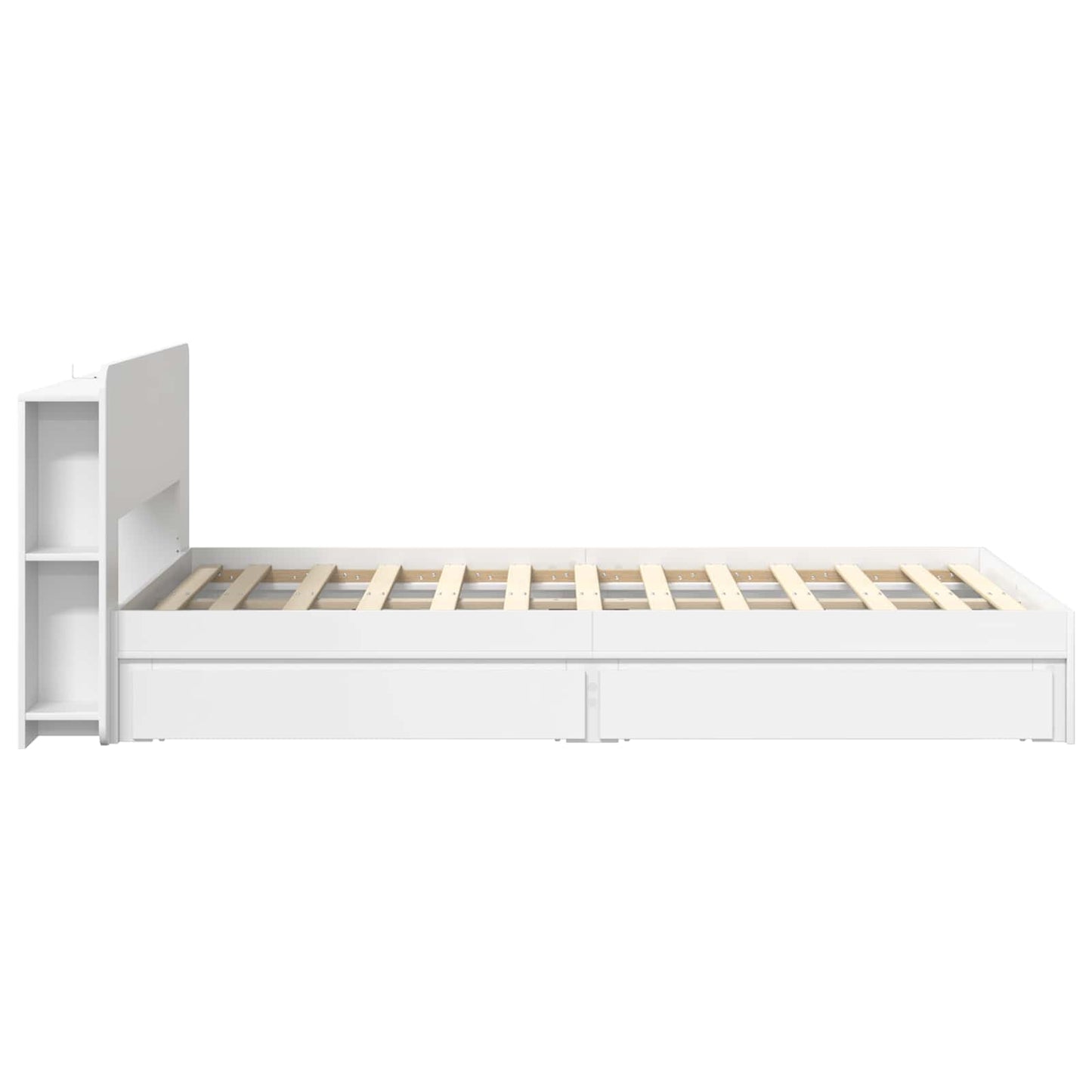 Bedframe met opslag Bewerkt hout