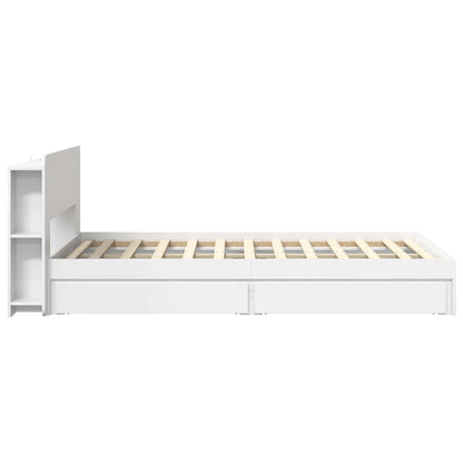 Bedframe met opslag Bewerkt hout