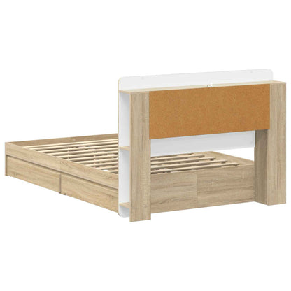 Bedframe met opslag Bewerkt hout