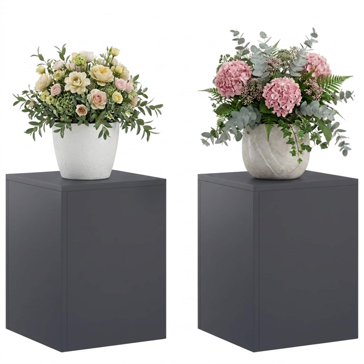 Plantenstandaard 2 pcs Antraciet 30 x 30 x 40 cm