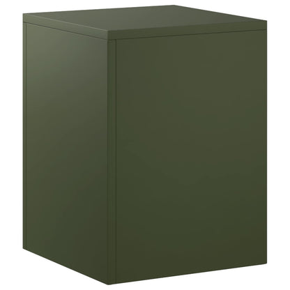 Plantenstandaard Olijfgroen 30 x 30 x 40 cm weervast staal