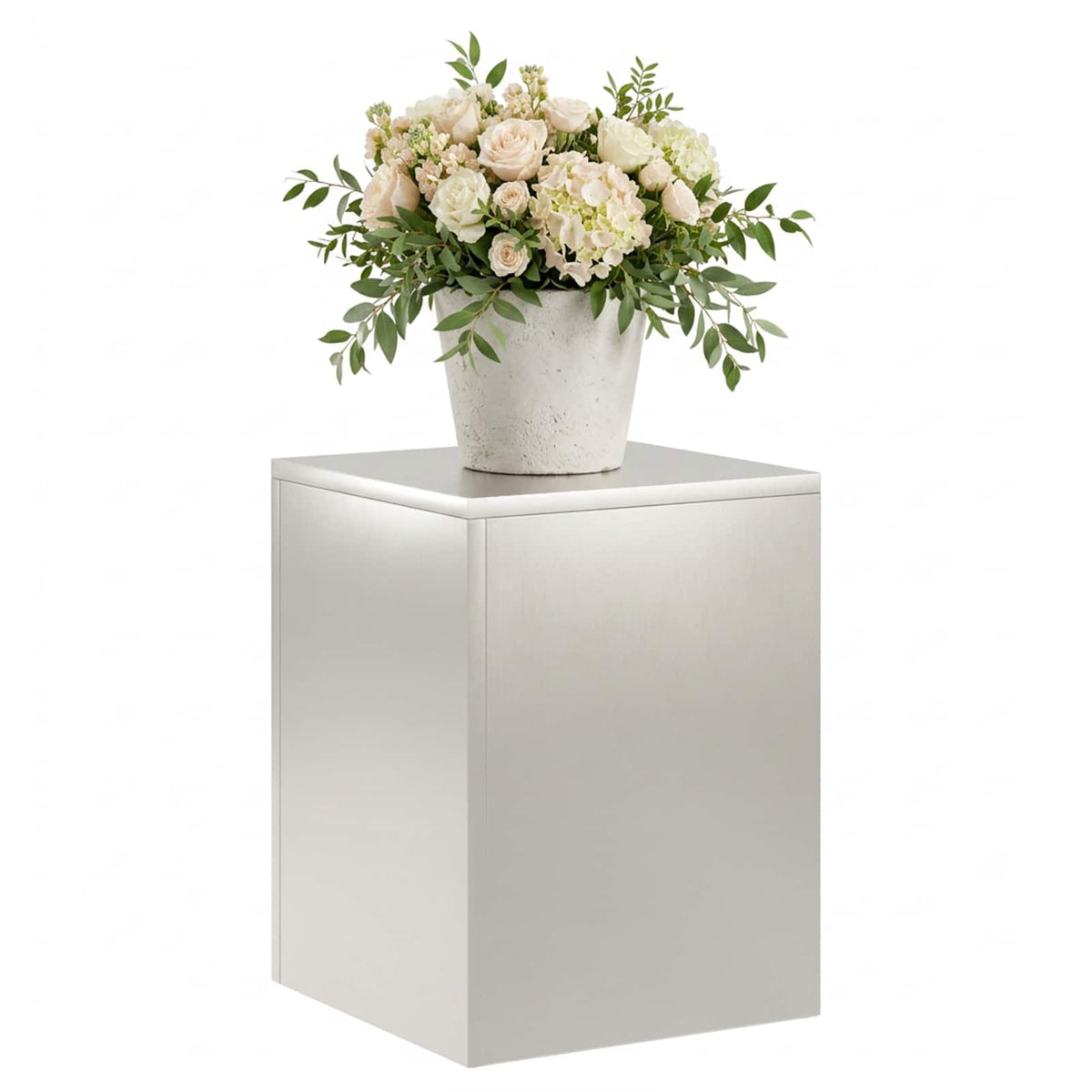 Plantenstandaard zilver 30 x 30 x 40 cm Staal