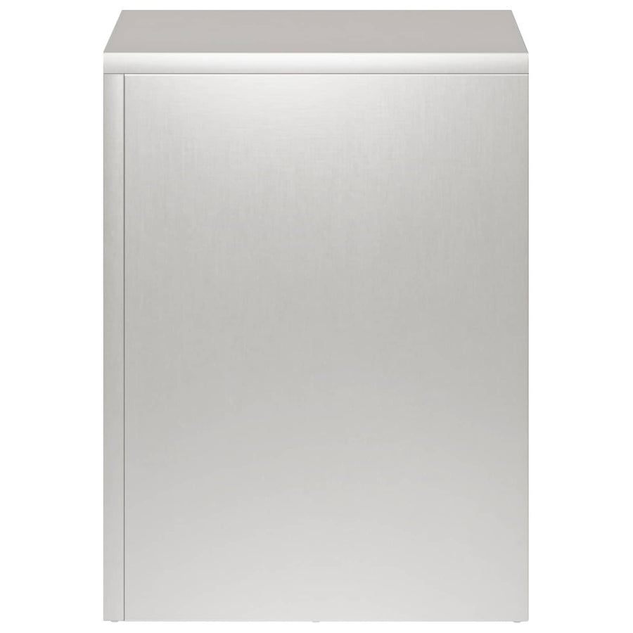 Plantenstandaard 2 pcs zilver 30 x 30 x 40 cm Staal