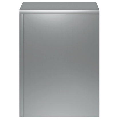 Plantenstandaard 2 pcs zilver 30 x 30 x 40 cm Roestvrij staal