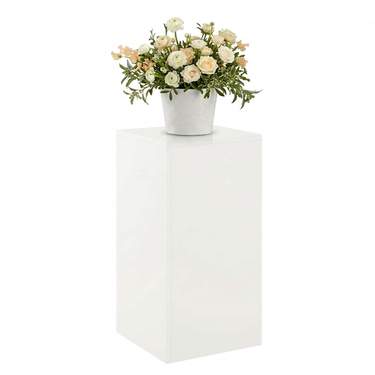Plantenstandaard Wit 30 x 30 x 60 cm Staal