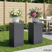 Plantenstandaard antraciet 30x30x60 cm (2 stuks)