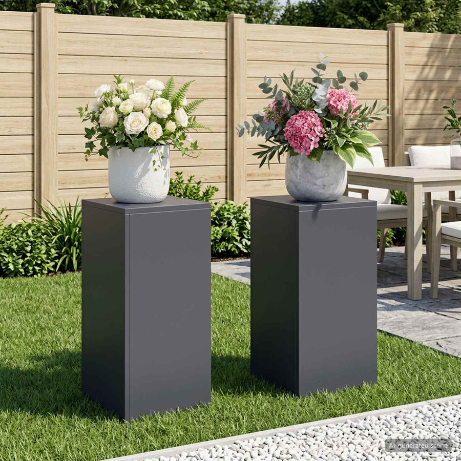 Plantenstandaard 2 pcs Antraciet 30 x 30 x 60 cm