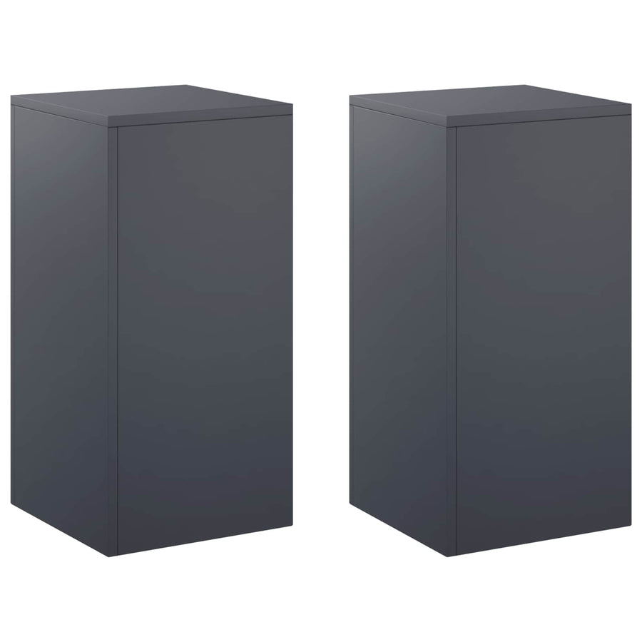 Plantenstandaard 2 pcs Antraciet 30 x 30 x 60 cm