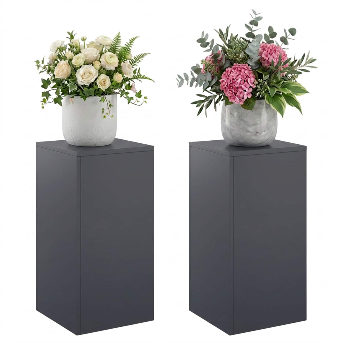 Plantenstandaard 2 pcs Antraciet 30 x 30 x 60 cm