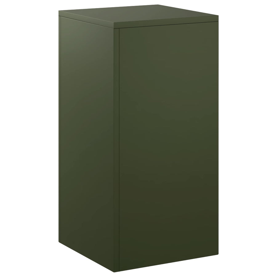 Plantenstandaard Olijfgroen 30 x 30 x 60 cm weervast staal