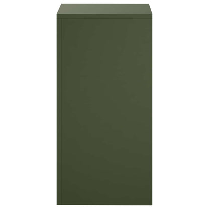 Plantenstandaard 2 pcs Olijfgroen 30 x 30 x 60 cm Staal