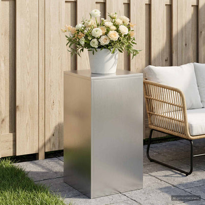 Plantenstandaard zilver 30 x 30 x 60 cm Staal