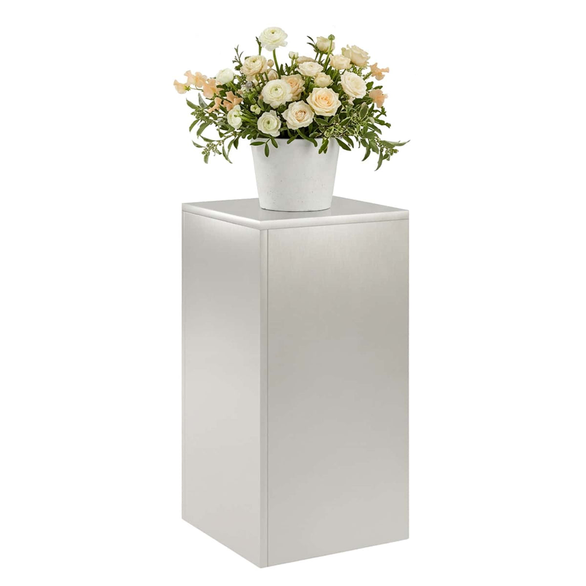 Plantenstandaard zilver 30 x 30 x 60 cm Staal
