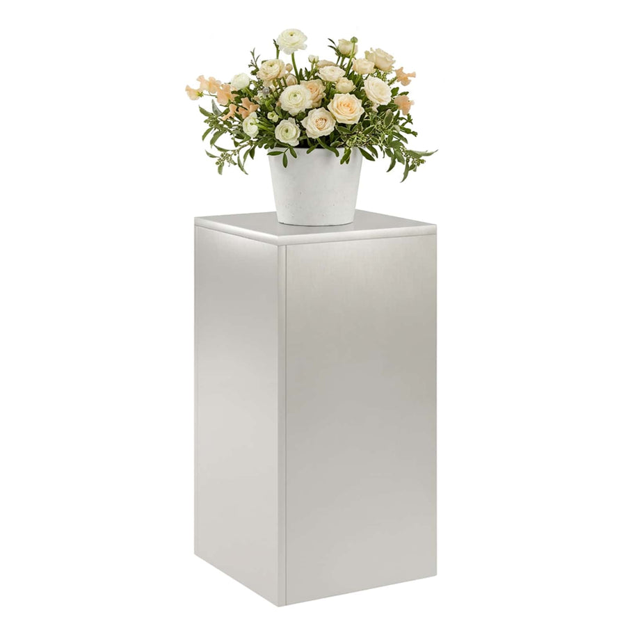 Plantenstandaard zilver 30 x 30 x 60 cm Staal