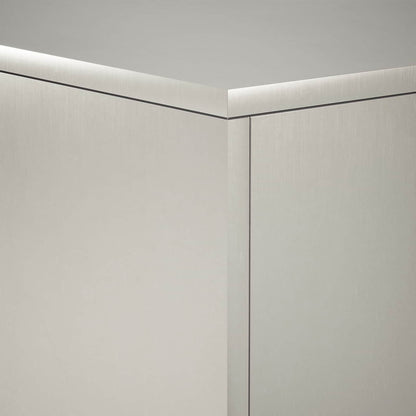 Plantenstandaard 2 pcs zilver 30 x 30 x 60 cm Staal