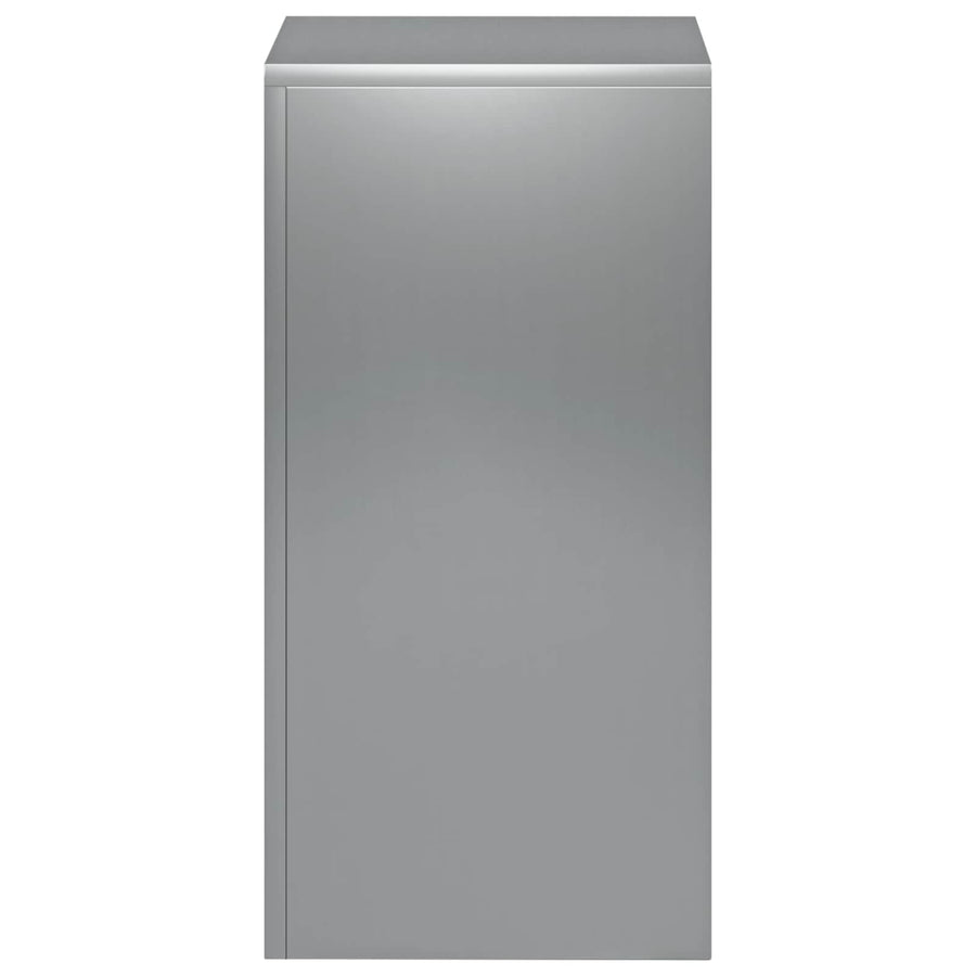 Plantenstandaard 2 pcs zilver 30 x 30 x 60 cm Roestvrij staal