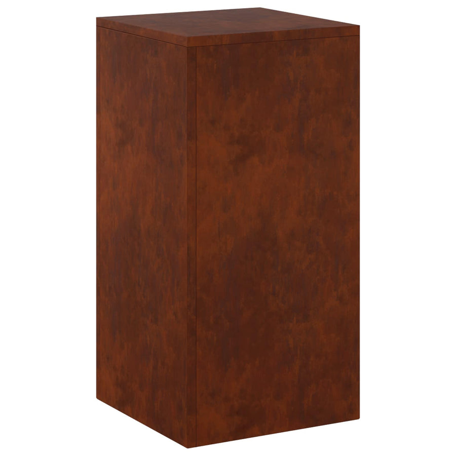 Plantenstandaard Roestkleurig 30 x 30 x 60 cm weervast staal