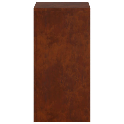 Plantenstandaard Roestkleurig 30 x 30 x 60 cm weervast staal