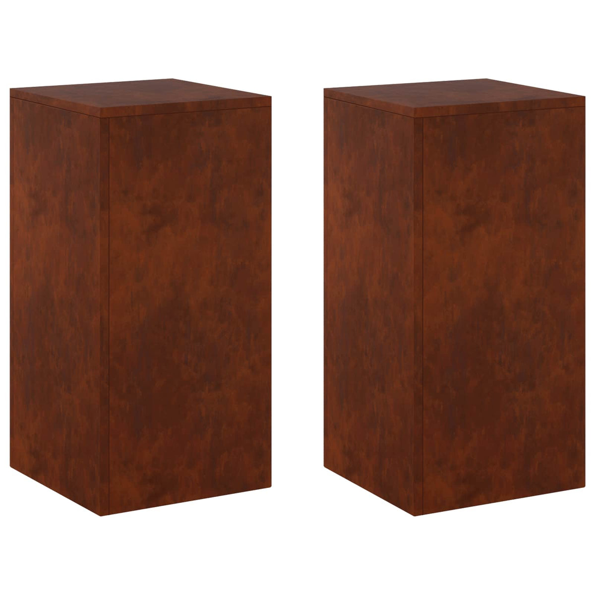 Plantenstandaard 2 pcs Roestkleurig 30 x 30 x 60 cm