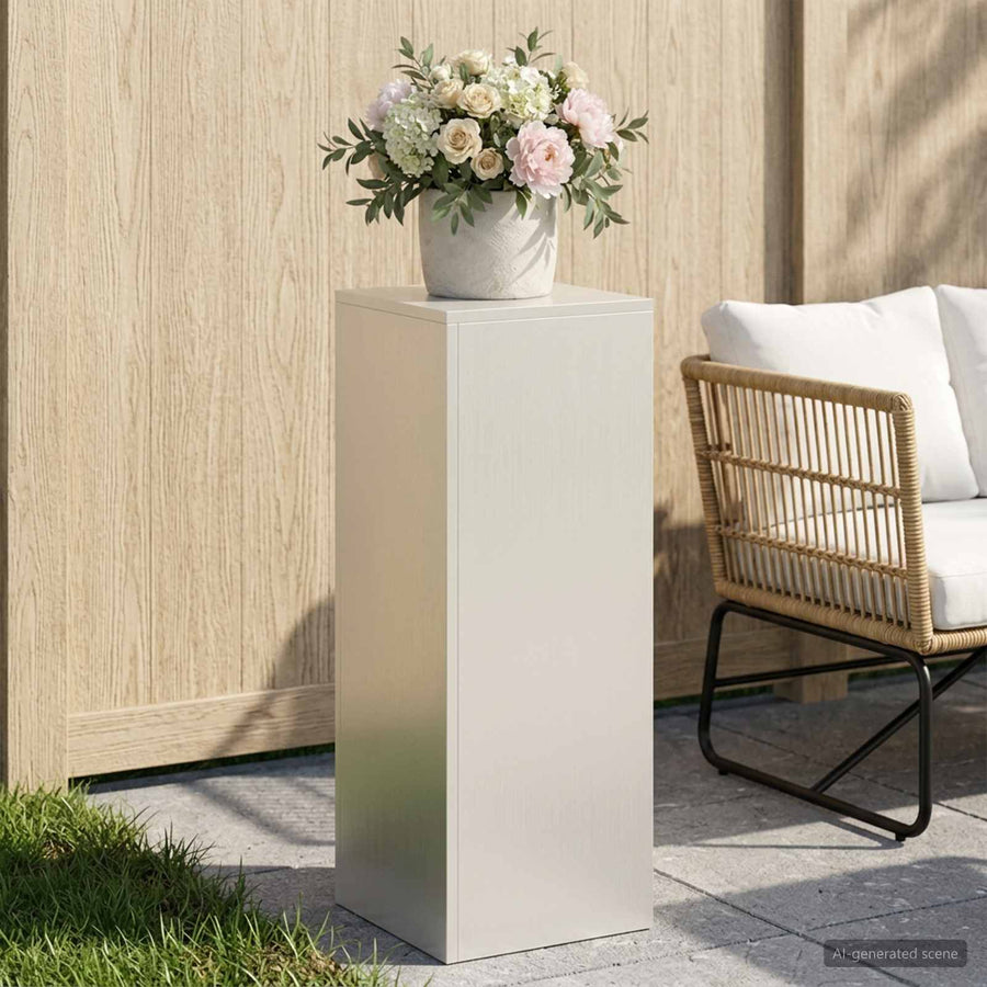 Plantenstandaard Wit 30 x 30 x 80 cm Staal