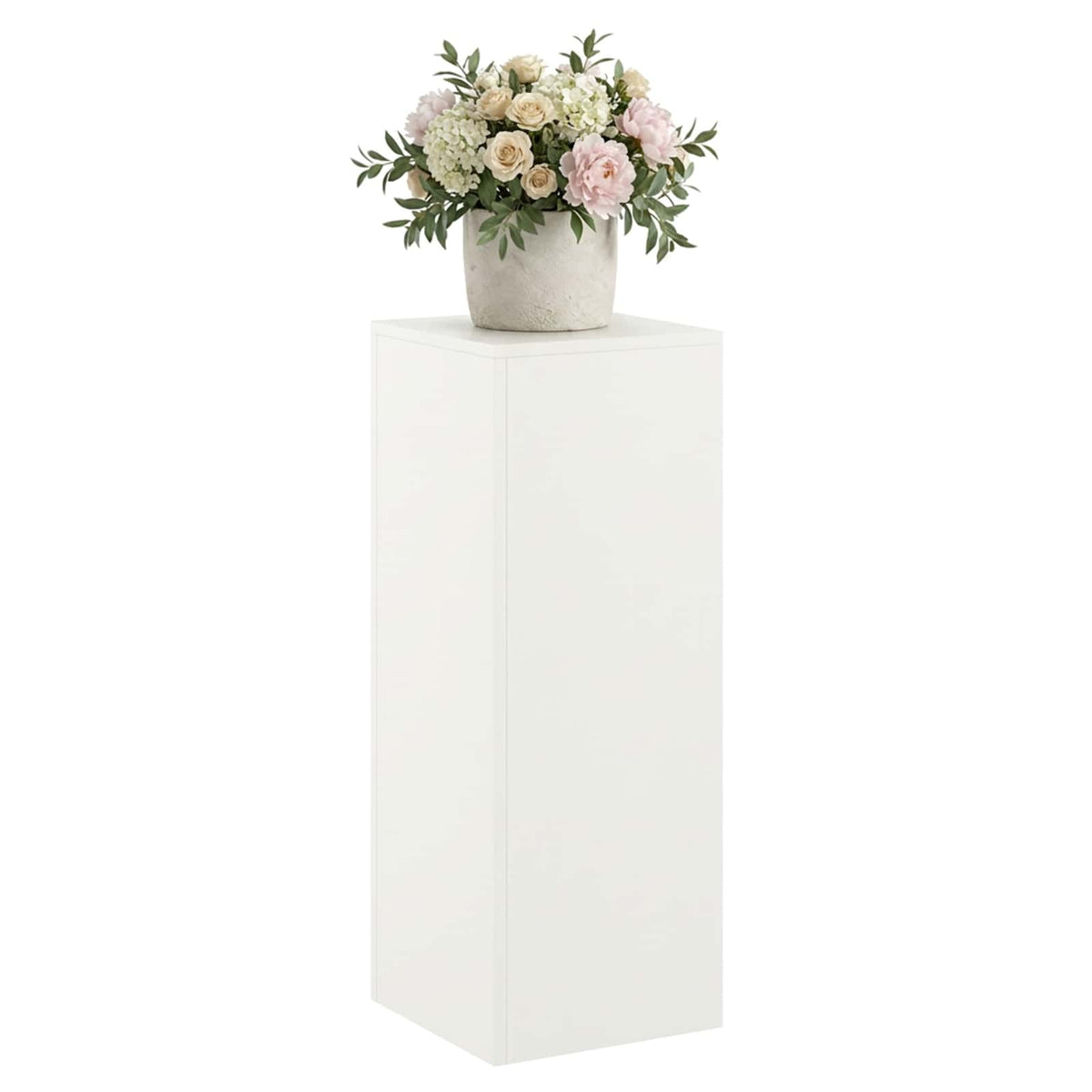 Plantenstandaard Wit 30 x 30 x 80 cm Staal