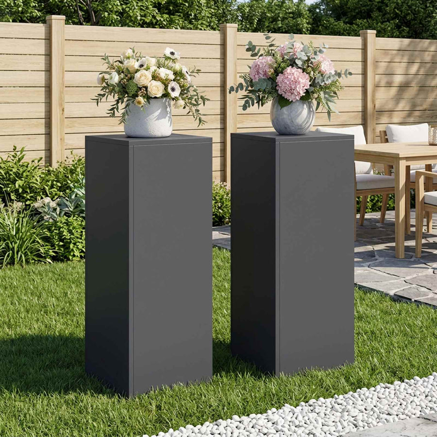 Plantenstandaard 2 pcs Antraciet 30 x 30 x 80 cm