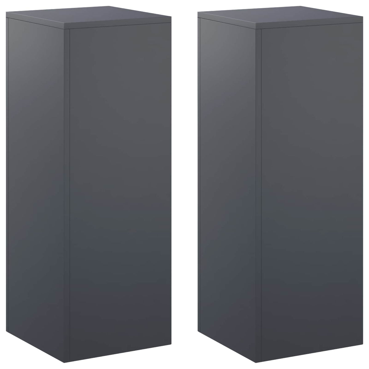Plantenstandaard 2 pcs Antraciet 30 x 30 x 80 cm