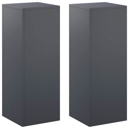 Plantenstandaard 2 pcs Antraciet 30 x 30 x 80 cm