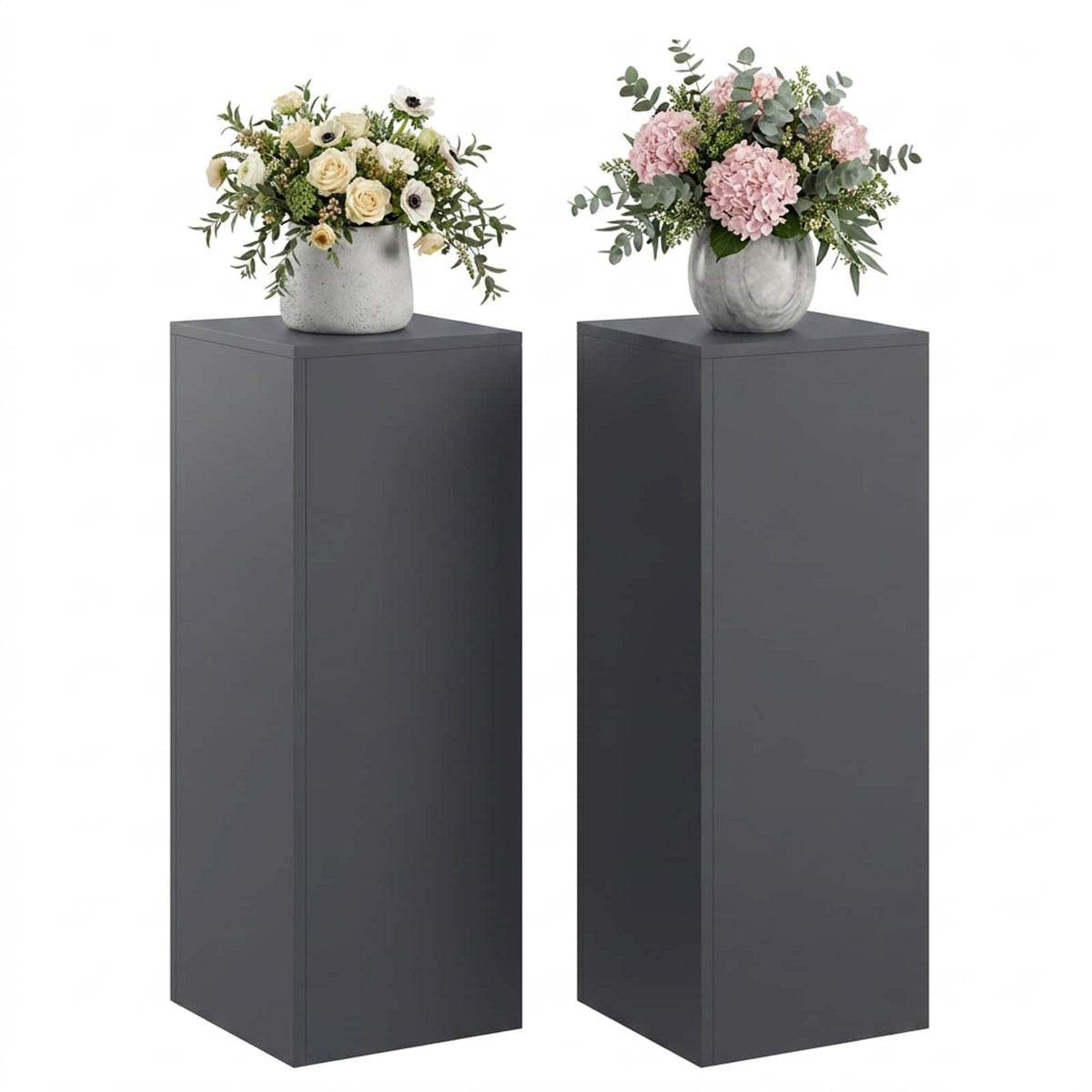 Plantenstandaard 2 pcs Antraciet 30 x 30 x 80 cm