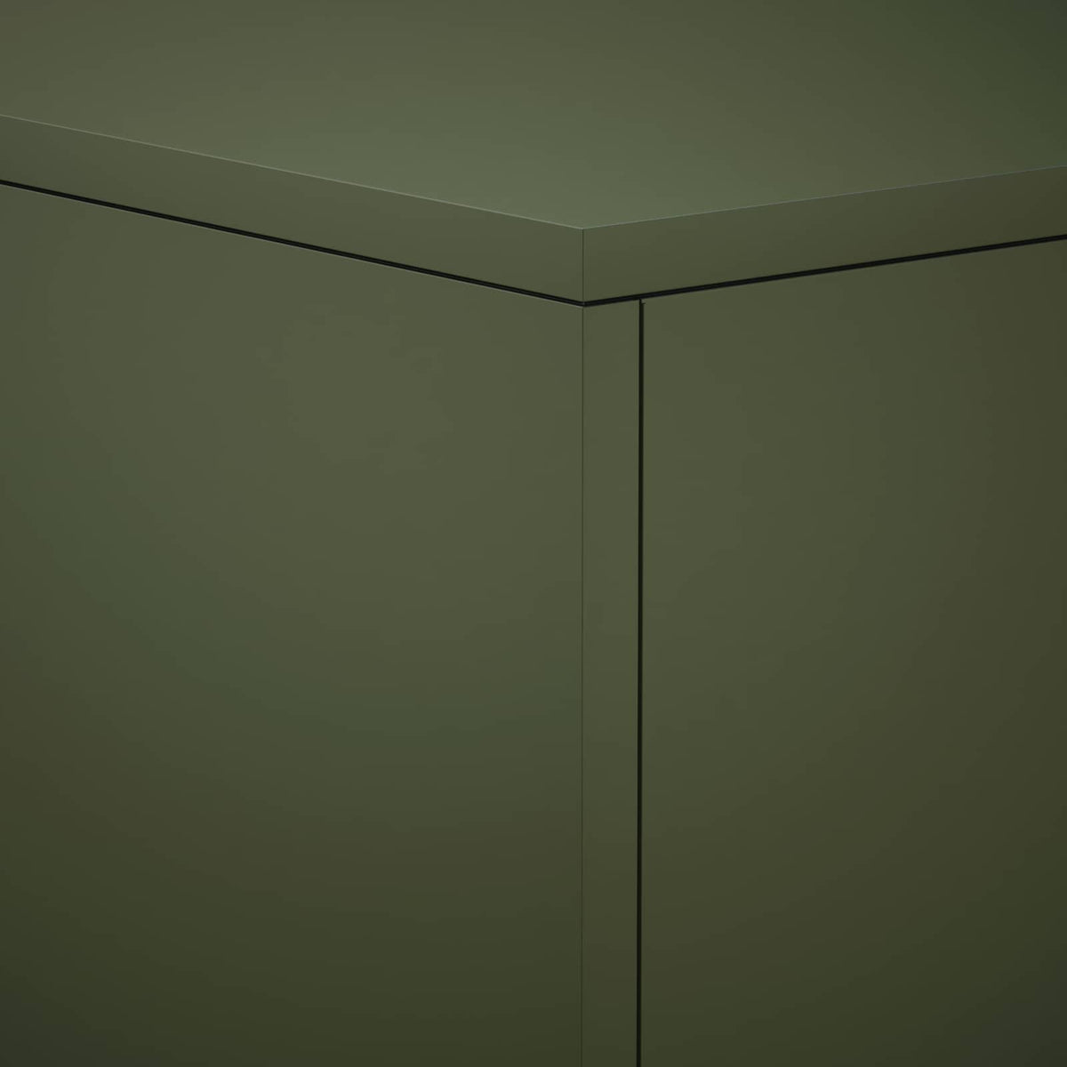 Plantenstandaard Olijfgroen 30 x 30 x 80 cm weervast staal