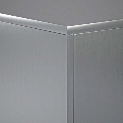 Plantenstandaard 2 pcs zilver 30 x 30 x 80 cm Roestvrij staal