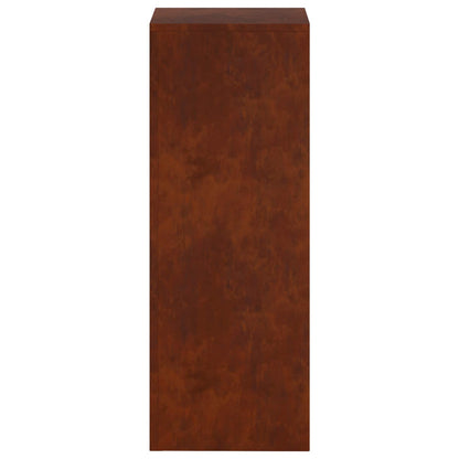 Plantenstandaard 2 pcs Roestkleurig 30 x 30 x 80 cm