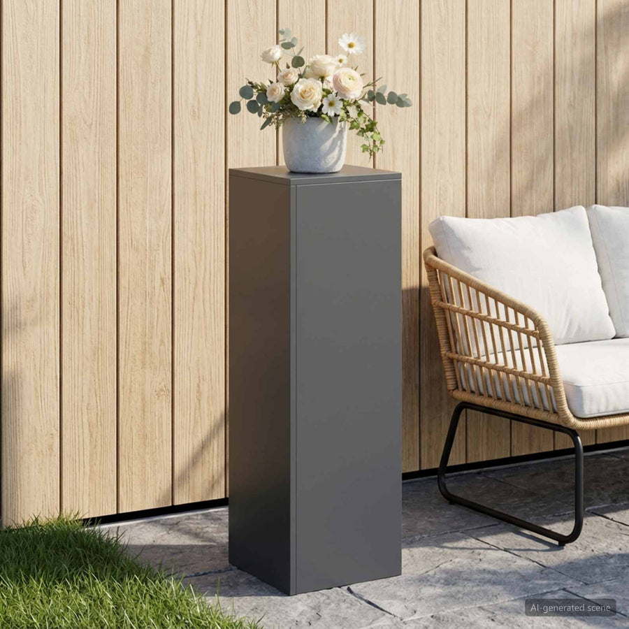 Plantenstandaard Antraciet 30 x 30 x 100 cm Roestvrij staal