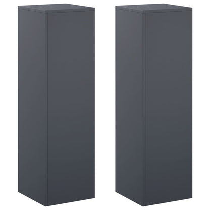 Plantenstandaard 2 pcs Antraciet 30 x 30 x 100 cm