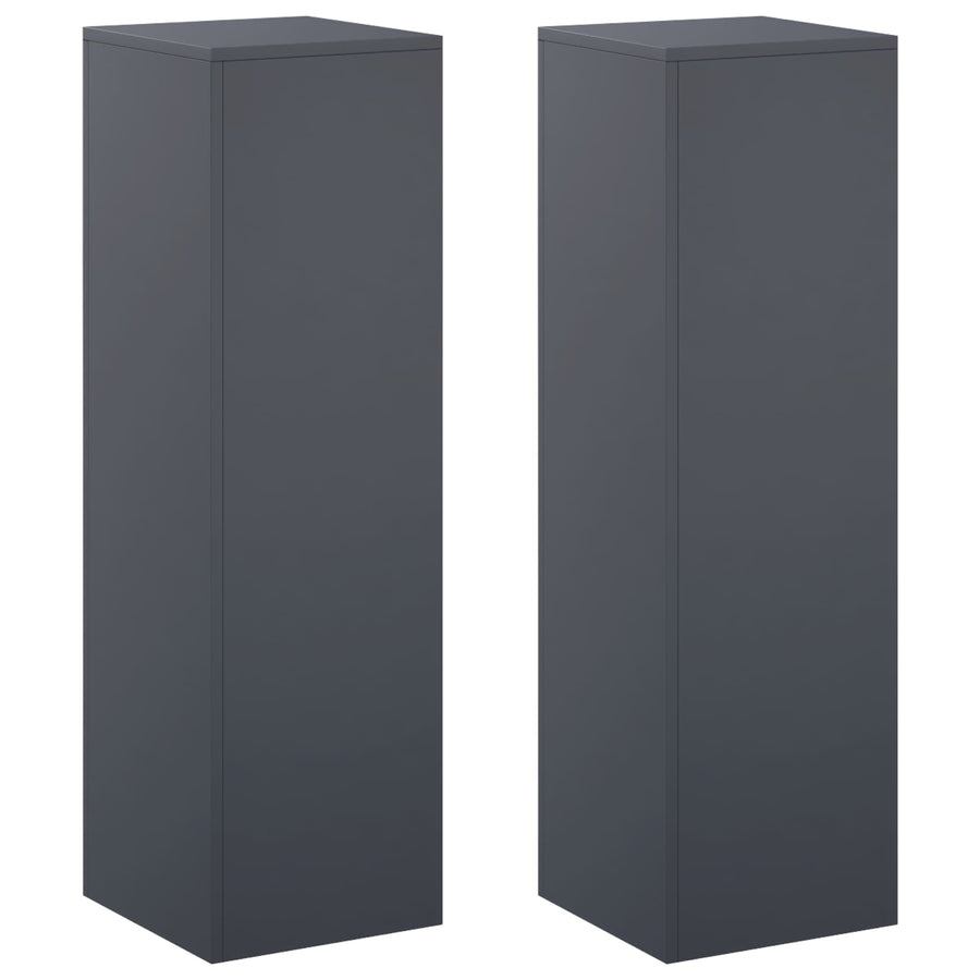 Plantenstandaard 2 pcs Antraciet 30 x 30 x 100 cm