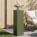 Plantenstandaard olijfgroen 30x30x100 cm weervast staal